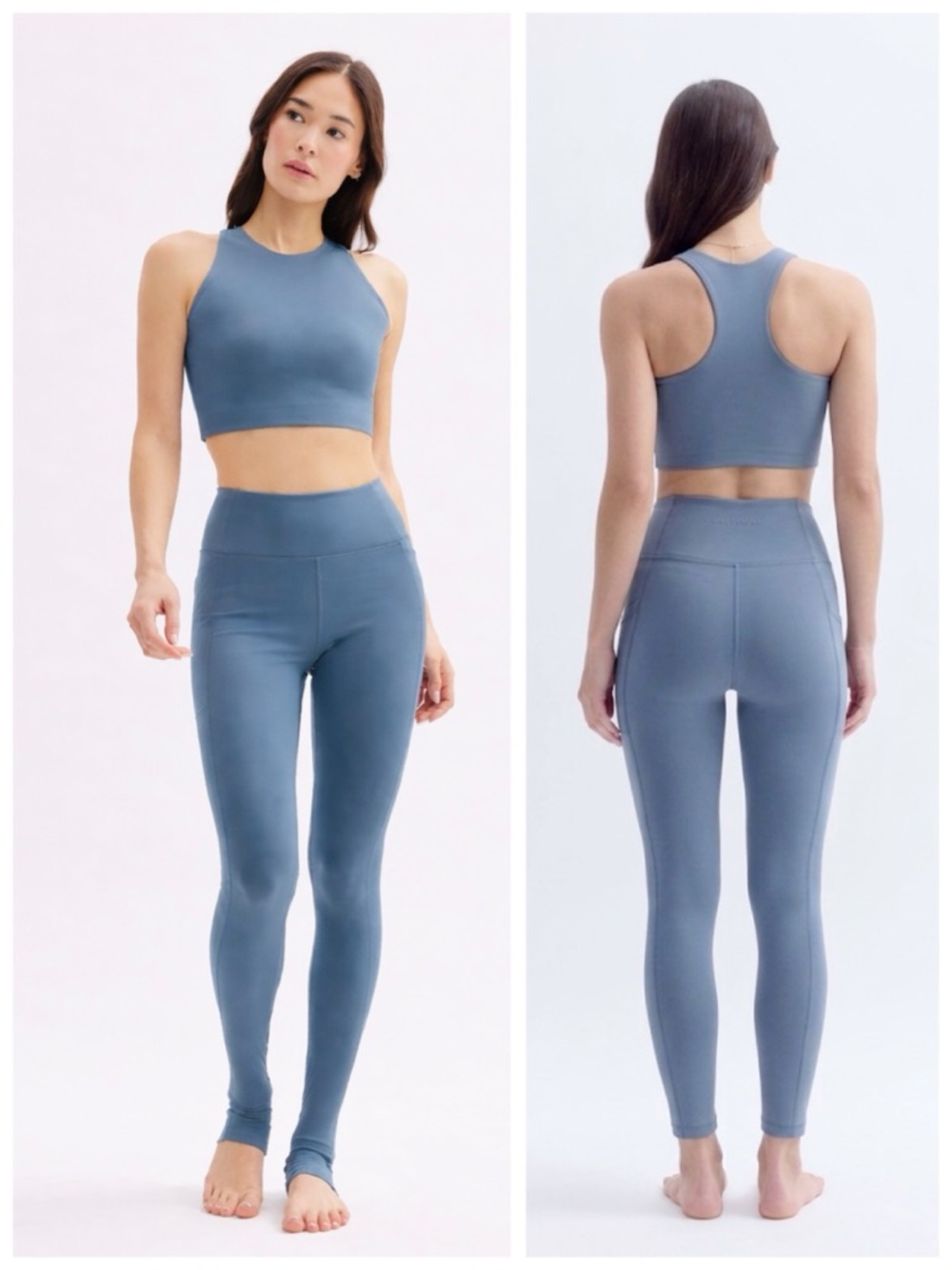 Girlfriend Collective Compressive Pocket Leggings, Lake (Blue) sz. XS